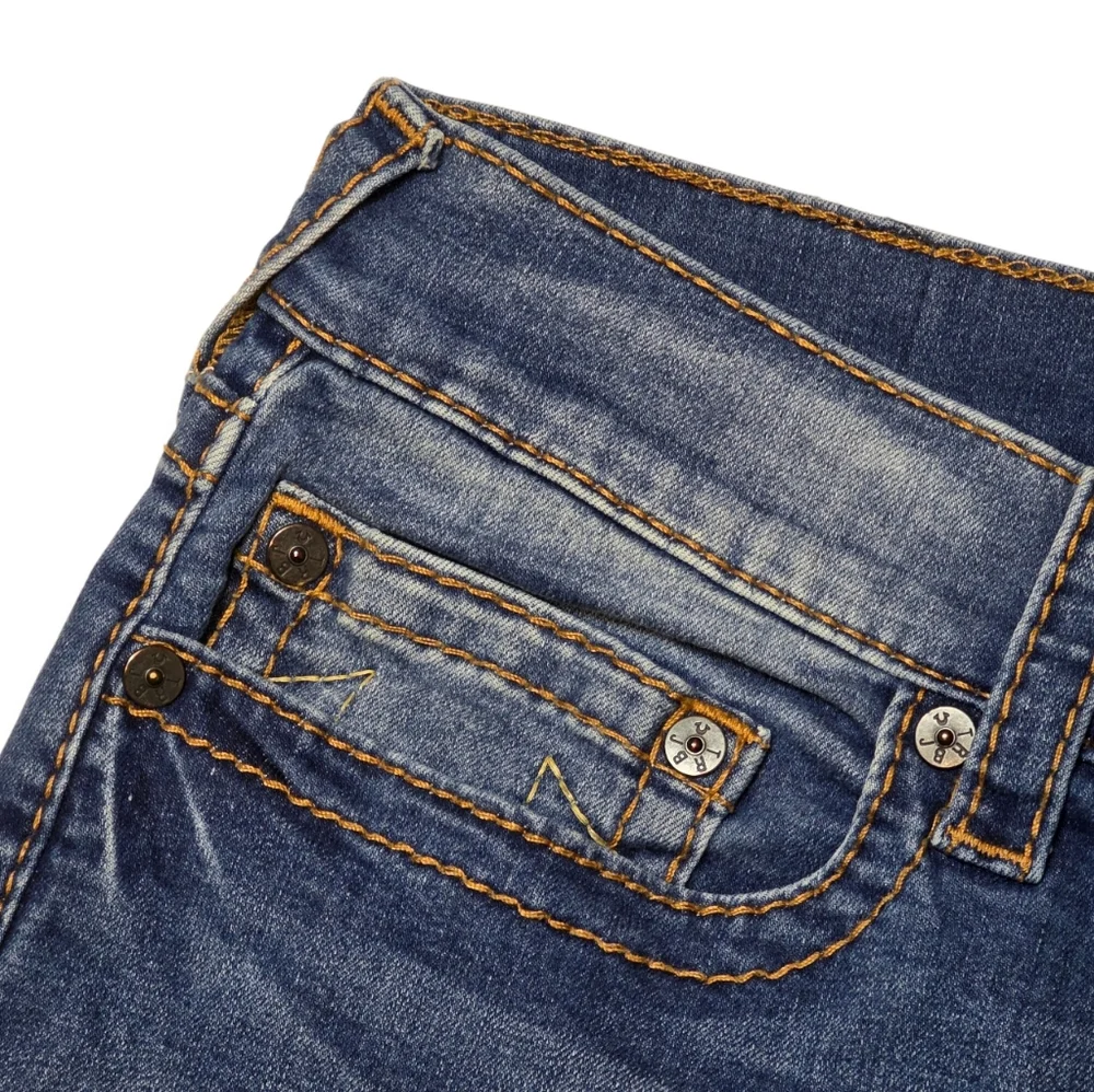 True Religion Men's Geno Relaxed Slim Fit Denim Jeans Stretch 36x34
